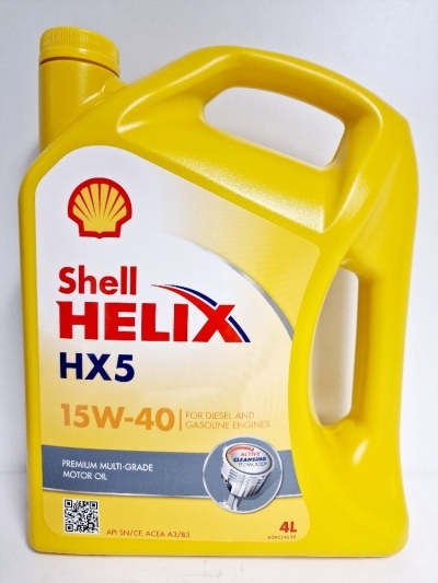 SHELL HELIX HX5 15W40 4L