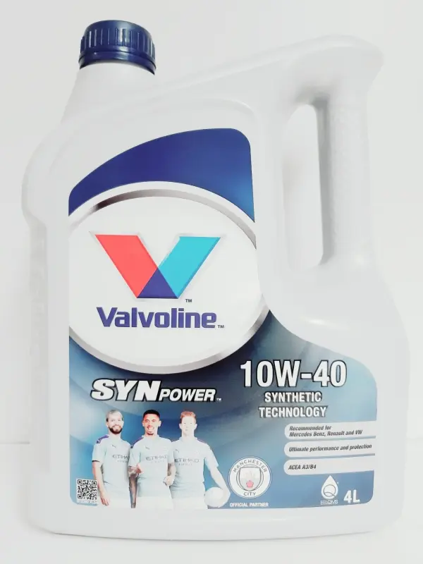 VALVOLINE SYNPOWER   10W40 4L