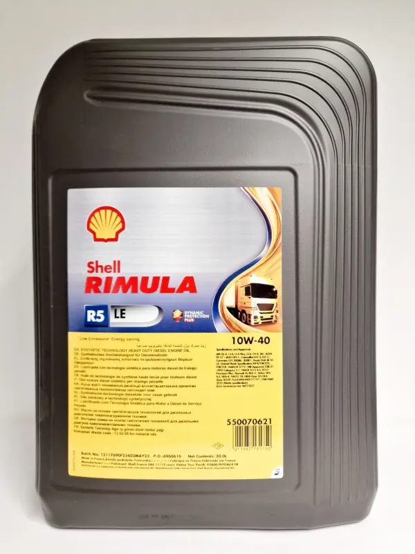 SHELL RIMULA R5 LE (CK-4)   10W40 20L