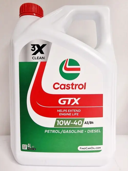 CASTROL GTX 3/B4   10W40 4L