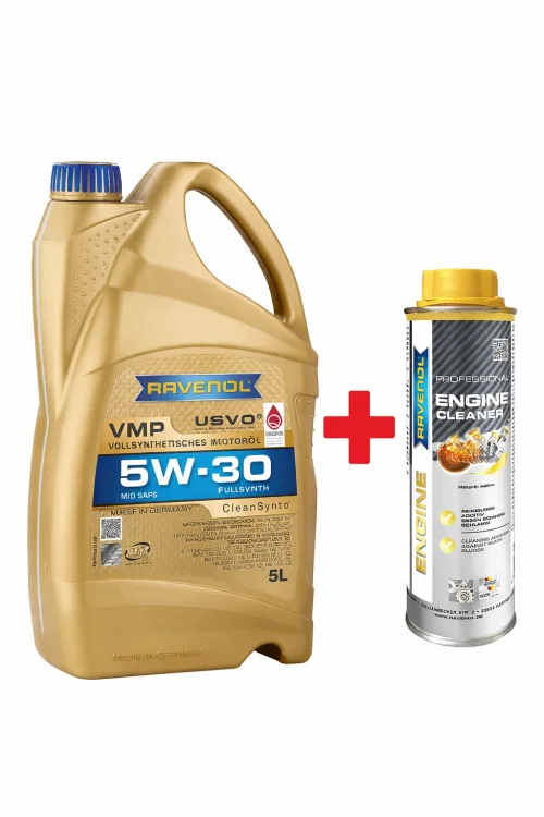 RAVENOL VMP   + RAVENOL motortisztító adalék ajándék 300ml 5W30 5L