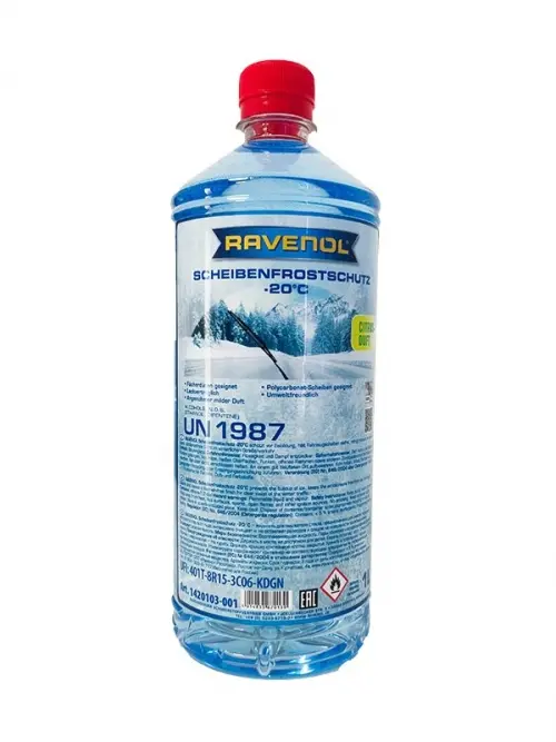 RAVENOL Scheibenfrostschutz -20°C Prémium készre kevert téli szélvédőmosó 1L