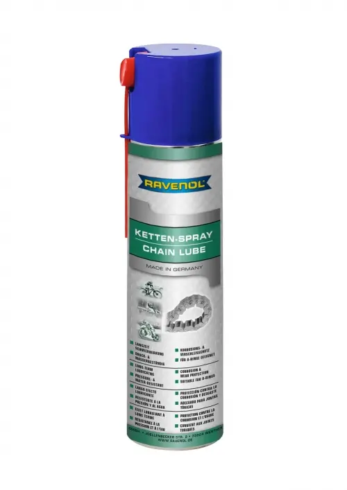RAVENOL Chain Lube Spray (Motorkerékpár-Lánckenő spray)  0.4L