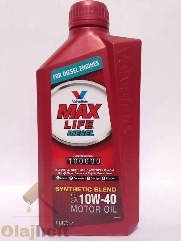 VALVOLINE MAXLIFE DIESEL 10W40 1L