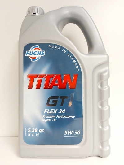 FUCHS TITAN GT1 FLEX 34 5W30 5L