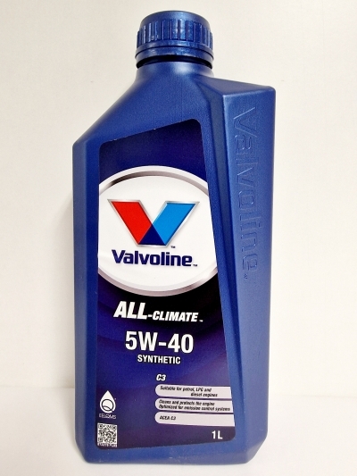 VALVOLINE ALL CLIMATE C3 (VW 505.01) 5W40 1L
