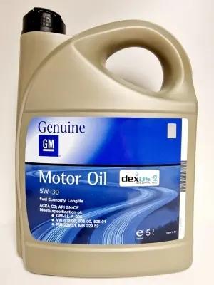 OPEL-GM MOTOR OIL DEXOS 2 5W30 5L