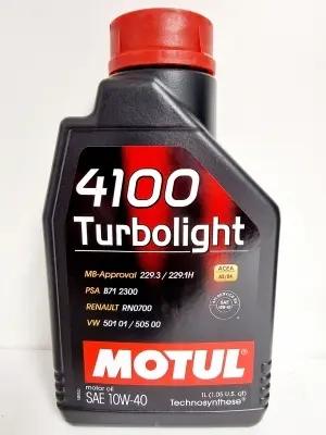 MOTUL 4100 TURBOLIGHT 10W40 1L