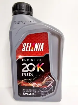 SELENIA 20K PLUS (STAR)   5W40 1L