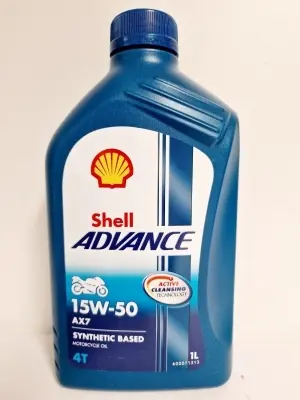 SHELL ADVANCE 4T AX7   15W50 1L