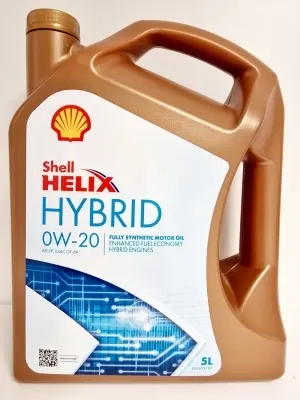 SHELL HELIX HYBRID   0W20 5L