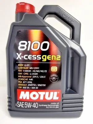 MOTUL 8100 X CESS GEN2   5W40 5L