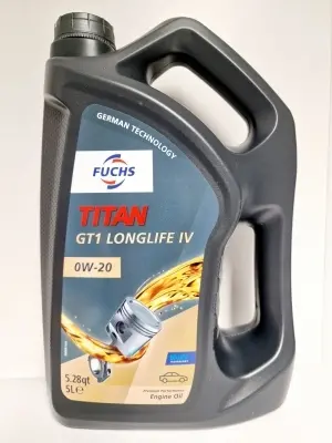 FUCHS TITAN GT1 LONGLIFE IV    0W20 5L
