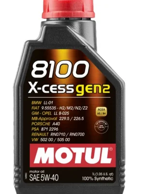 MOTUL 8100 X CESS GEN2   5W40 1L