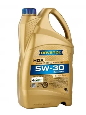 RAVENOL HDX (GM DEXOS1/ API SQ / ILSAC GF7-A)   5W30 4L
